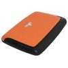 Card Case PEARL - leather Orange