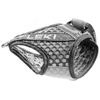 Shark Frame Strap Mesh, gray-dark anthracite, M-L-XL