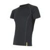 SENSOR MERINO ACTIVE men's shirt black