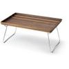 Bed tray 53 cm walnut wood