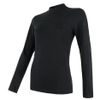 SENSOR MERINO EXTREME ladies long sleeve shirt black