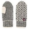 Svalbard Wool Mitten, Offwhite/Anthracite