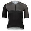 POC W's Essential Road Jersey Print Uranium Black/Sylvanite Grey