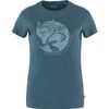 Arctic Fox Print T-shirt W Indigo Blue