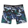 SMARTWOOL M MERINO PRINT BOXER BRIEF BOXED mist blue blurred camo print