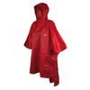 Poncho 3, red - pláštěnka