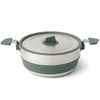 Detour Stainless Steel Collapsible Pot - 3L , Laurel Wreath Green