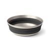 SEA TO SUMMIT Detour Stainless Steel Collapsible Bowl - M, Beluga Black