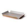 Non-slip serving tray 54.5 cm light gray