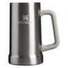 Big Grip Beer Stein 700 ml Stainless Steel Ash