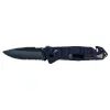 CAC S200 FRENCH BLUE BLADE Textured G10 Blue Handle -Pouch - Fork Rounded Tip