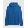 823343-00 Mikina s logem a kapucí, Modrá
