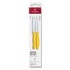 Swiss Classic, tomato & table knife, 2pcs, 11cm, wavy, yellow, box