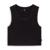 DREW RIB TANK Black