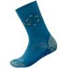 Multi Merino No-Slip Sock Kid Blue