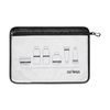 ZIP FLIGHT BAG A4, black