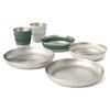 Detour Stainless Steel Collapsible Dinnerware Set - [2P] [6 Piece]