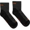 Running socks 2-pack Grey/Jet Black