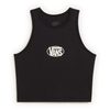 OVAL LOGO TANK Black