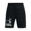 Tech Logo Shorts, Black / Mod Gray
