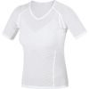 M Women Base Layer Shirt-white