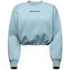 Heritage Logo Crop Sweater W Limestone/Night Sky