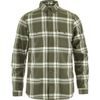 Övik Lite Flannel Shirt M Laurel Green-Chalk White