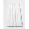 Mušelínová maxi sukně Bílá