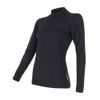 SENSOR DOUBLE FACE ladies long sleeve shirt black