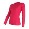 SENSOR MERINO ACTIVE women's long sleeve shirt magenta