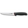 Dual Grip, boning knife, 15cm, straight, black/red