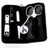 Manicure set Nickel leather black