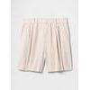 Lněné kraťasy Béžová