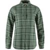 Övik Heavy Flannel Shirt W Patina Green-Deep Patina