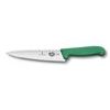 Fibrox, kitchen knife, 15cm, straight, green