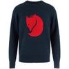 Fjällräven Logo Knit Sweater M Dark Navy