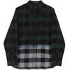 PRINCETON LS WOVEN SHIRT, DEEP TEAL/PEWTER HEATHER