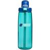 Straw bottle 700 ml, Blue Aqua w/Dark Blue Cap