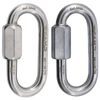 Oval Quick Link, 10 mm, stainless steel