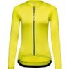 Spinshift Long Sleeve Jersey Womens washed neon yellow