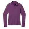 SMARTWOOL W CLASSIC THERMAL MERINO BL 1/4 ZIP B, purple iris heather