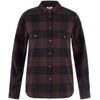Övik Heavy Flannel Shirt W Black Oak-Black
