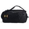 UNDER ARMOUR Contain Duo MD BP Duffle, Black / Metallic Gold