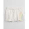 602619-01 Dětské kraťasy s logem Bílá