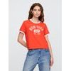 781556-03 Crop tričko Červená