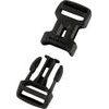 Dual Adjust Side Squeeze Buckle 25mm black