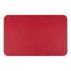 Obdelníkové sedátko bez ucha - červené