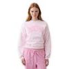 887767-00 Oversize mikina s logem Mom Růžová