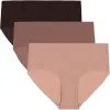 UA Pure Stretch Mesh HIP - 3pk brown