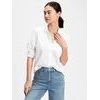 GAP 269247-03 Košile boyfriend oxford Bílá